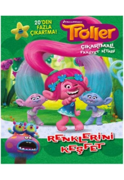 Troller Renklerini Keşfet Çıkartmalı Faaliyet Kitabı