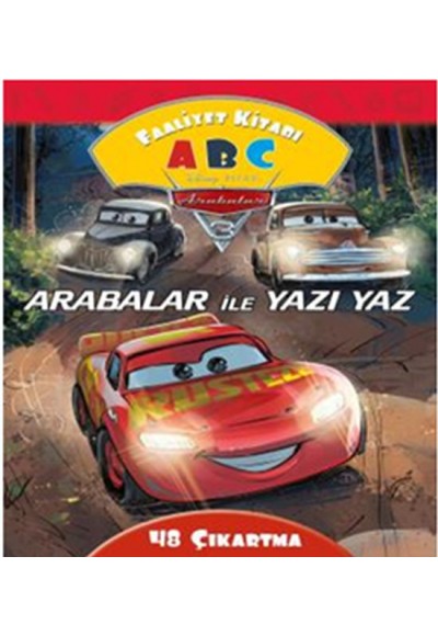 Arabalar İle Yazı Yaz Faaliyet Kitabı - Disney Arabalar 3