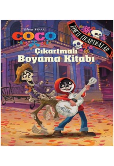 Disney Coco Çıkartmalı Boyama Kitabı