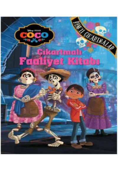 Disney Coco Çıkartmalı Faaliyet Kitabı