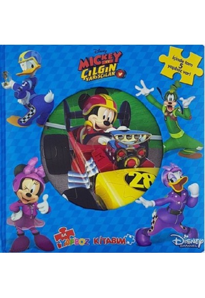 Disney Mickey ve Çılgın Yarışçılar-İlk Yapboz Kitabım