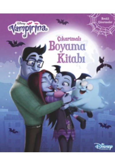 Disney Vampirina Çıkartmalı Boyama Kitabı Renkli Çıkartmalar