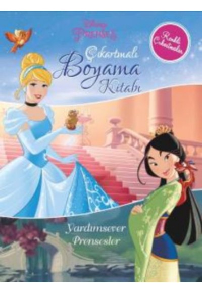 Disney Prenses Çıkartmalı Boyama Kitabı Yardımsever Prensesler