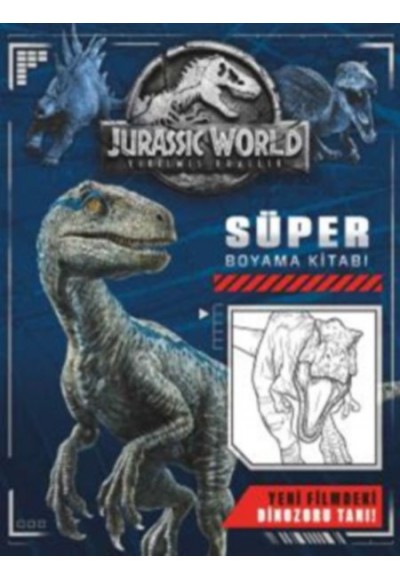 Jurassic World - Süper Boyama Kitabı