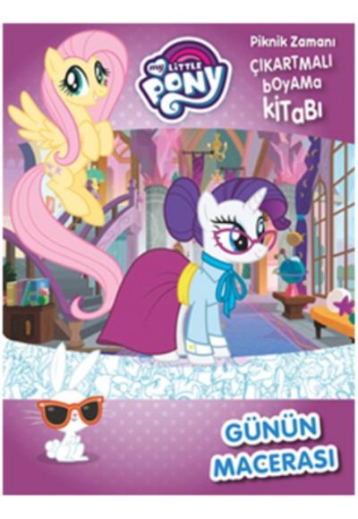 Mlp Günün Macerası Piknik Zamanı Çıkartmalı Boyama Kitabı