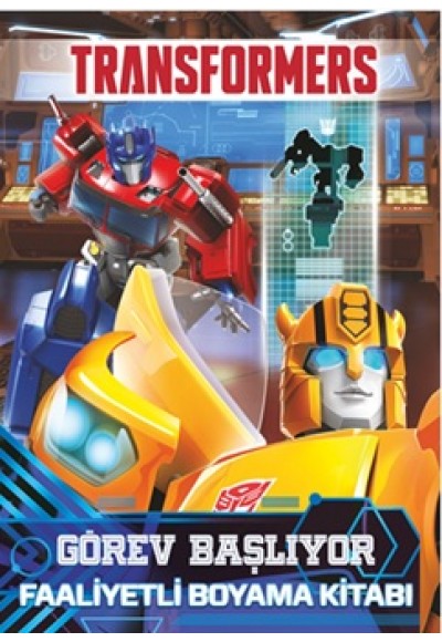 Transformers Görev Başlıyor Faaliyetli Boyama Kitabı