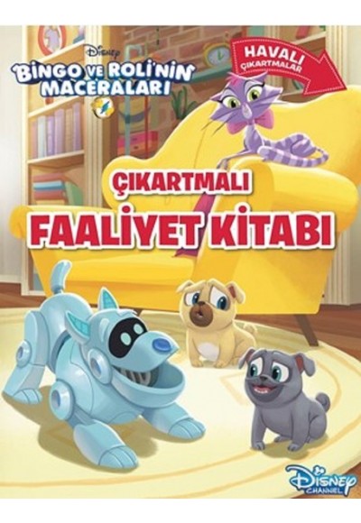 Bingo ve Roli'nin Maceraları-Çıkartmalı Faaliyet Kitabı