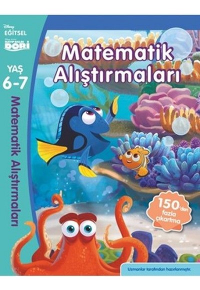 Disney Eğitsel Kayıp Balık Dory-Matematik Alıştırmalar 6-7 yaş