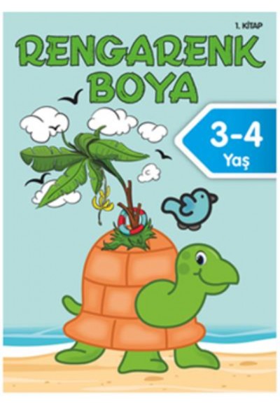 Rengarenk Boya 3-4 Yaş 1. Kitap