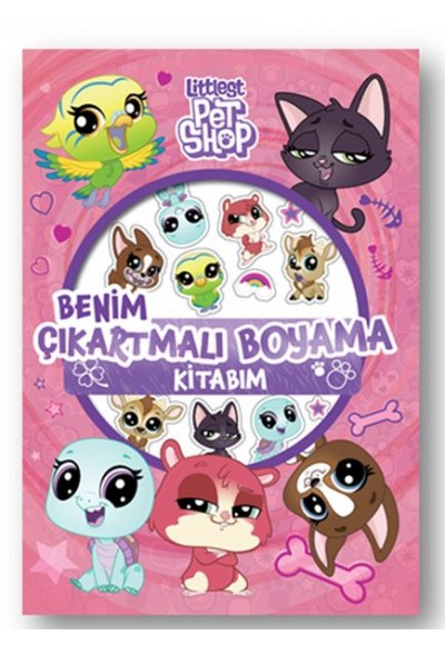 Little Pet Shop Benim Çıkartmalı Boyama Kitabım