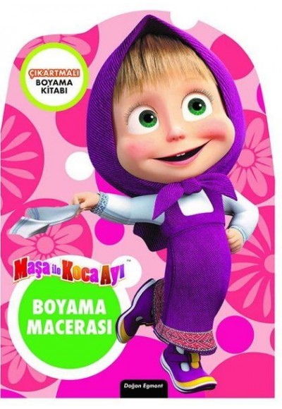 Maşa ile Koca Ayı Özel Kesimli Boyama Macerası