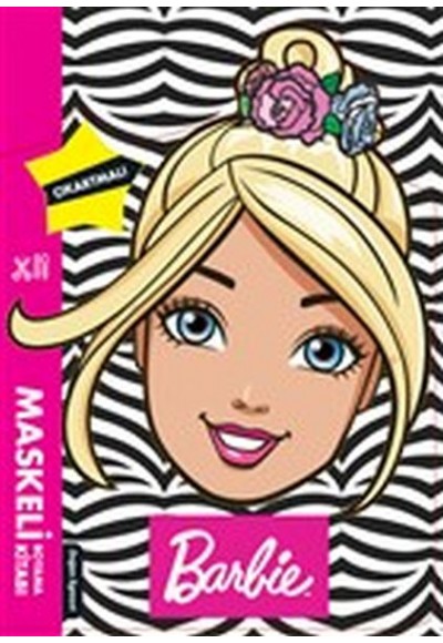 Barbie Maskeli Boyama Kitabı