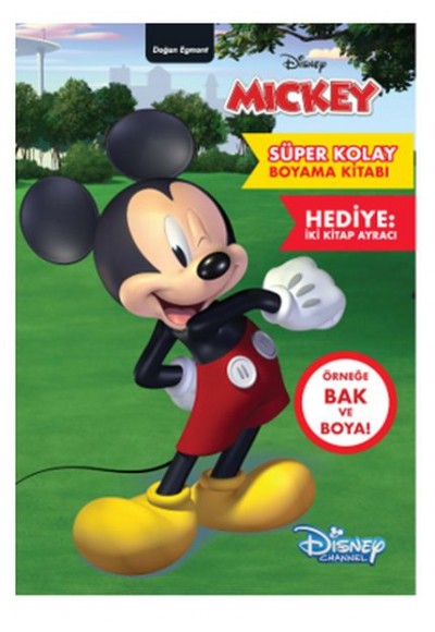 Disney Mickey Süper Kolay Boyama Kitabı