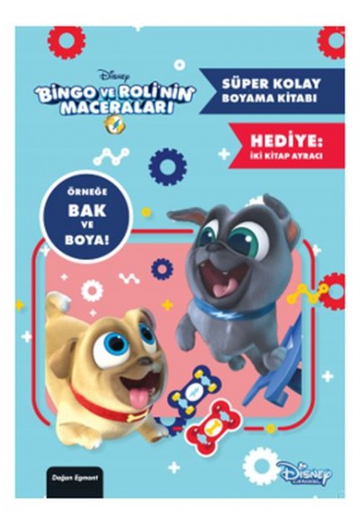 Disney Bingo ve Roli'nin Maceraları - Süper Kolay Boyama Kitabı