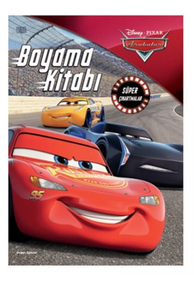 Disney Pıxar Arabalar Boyama Kitabı Süper Çıkartmalar