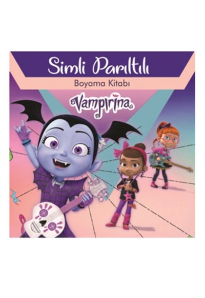 Vampirina - Simli Parıltılı Boyama Kitabı