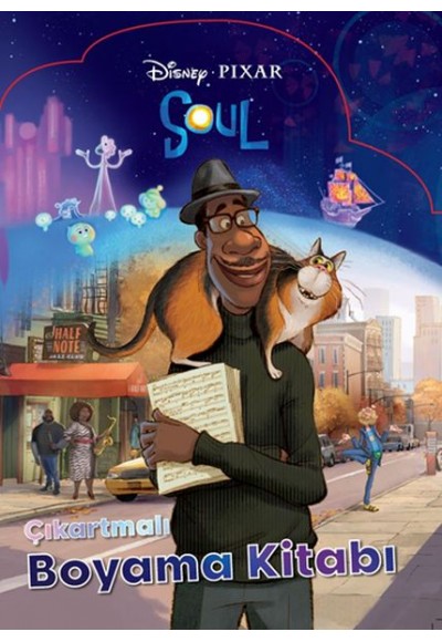 Disney Pixar Soul Çıkartmalı Boyama Kitabı