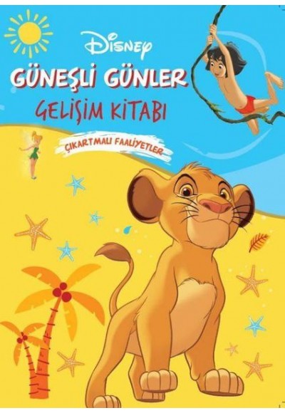Disney Güneşli Günler Gelişim Kitabı Çıkartmalı Faaliyetler