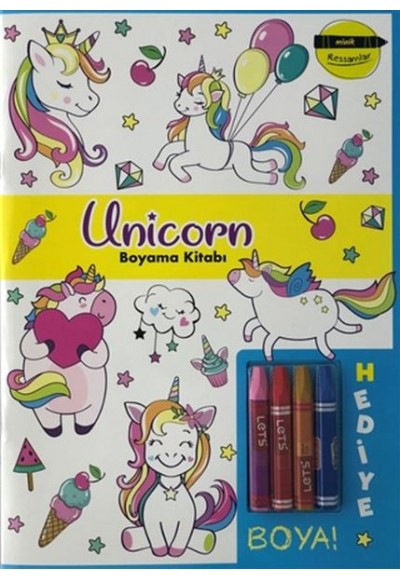 Unicorn Boyama Kitabı - Minik Ressamlar