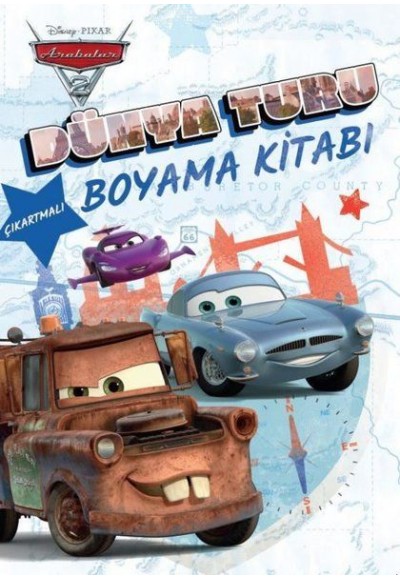 Disney Pixar Arabalar 2 - Dünya Turu Boyama Kitabı