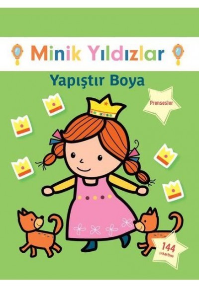 Prensesler Yapıştır Boya - Minik Yıldızlar