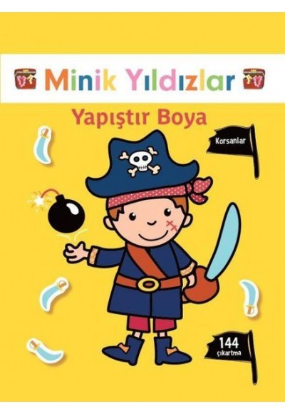 Korsanlar Yapıştır Boya - Minik Yıldızlar