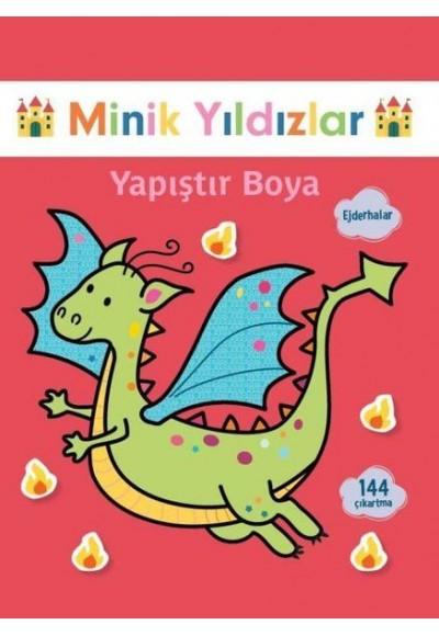 Ejderhalar Yapıştır Boya - Minik Yıldızlar