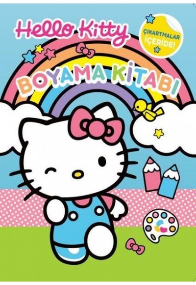 Hello Kitty Boyama Kitabı Çıkartmalar İçeride!