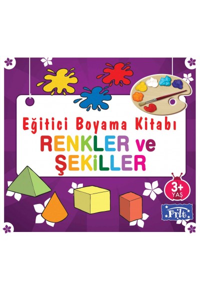 Eğitici Boyama Kitabı - Renkler ve Şekiller