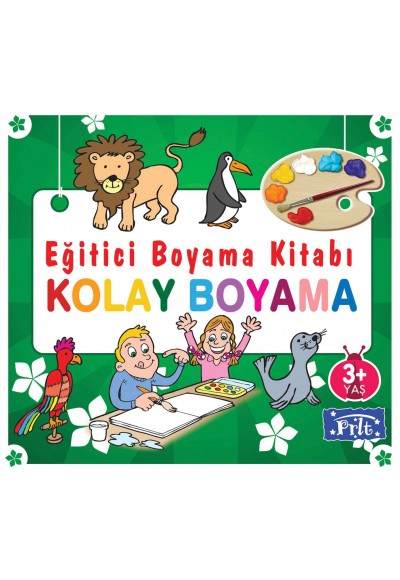 Eğitici Boyama Kitabı - Kolay Boyama