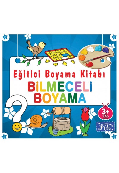 Eğitici Boyama Kitabı - Bilmeceli Boyama
