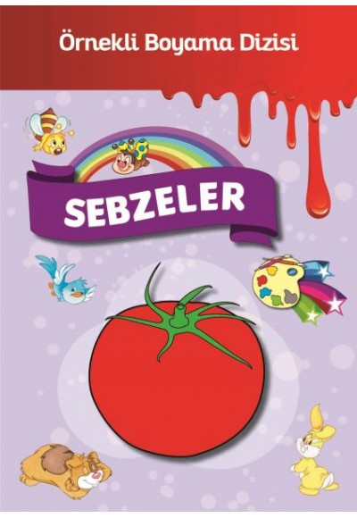 Örnekli Boyama - Sebzeler