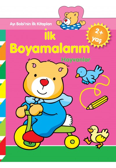 Ayı Bobi'nin İlk Kitapları - İlk Boyamalarım -Hayvanlar