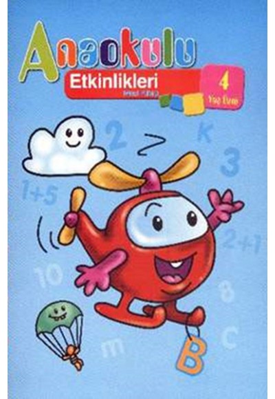 Anaokulu Etkinlikleri Mavi Kitap (4 Yaş)