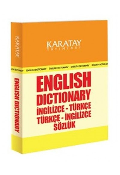 English Dictionary İngilizce-Türkçe / Türkçe-İngilizce Sözlük