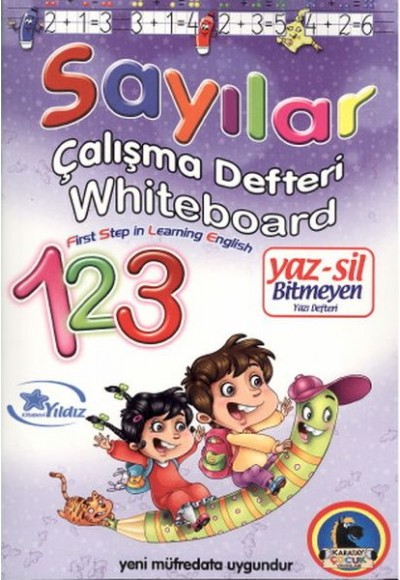 Yaz-Sil Sayılar Bitmeyen Yazı Defteri