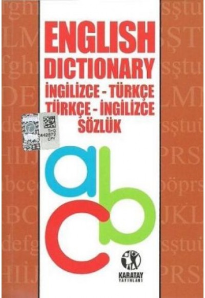 English Dictionary İngilizce-Türkçe Türkçe-İngilizce Sözlük (Cep Boy)