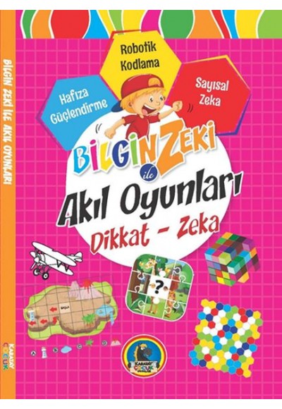 Bilgin Zeki ile Akıl Oyunları Dikkat Zeka - Pembe Seri