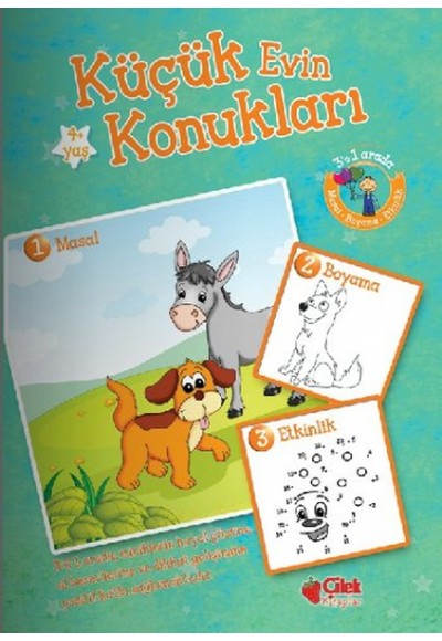 Küçük Evin Konukları (Masal-Boyama-Etkinlik)