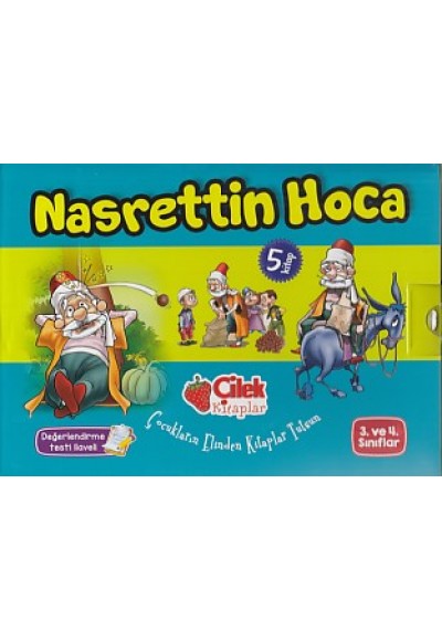 Nasrettin Hoca Serisi (5 Kitap Kutulu) - (3. ve 4. Sınıf)