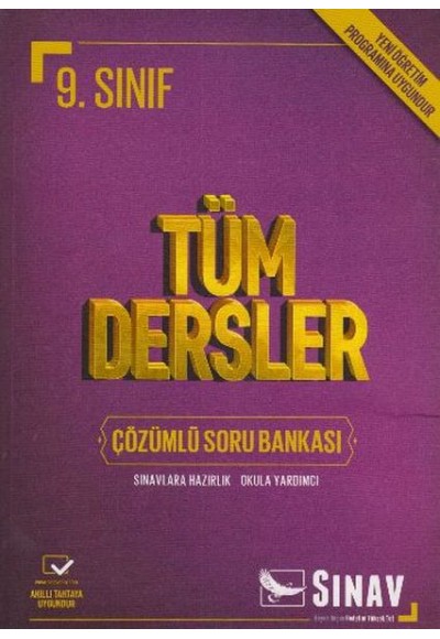 Sınav 9. Sınıf Tüm Dersler Çözümlü Soru Bankası