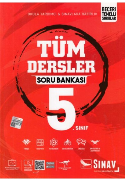 Sınav 5. Sınıf Tüm Dersler Soru Bankası (Yeni)