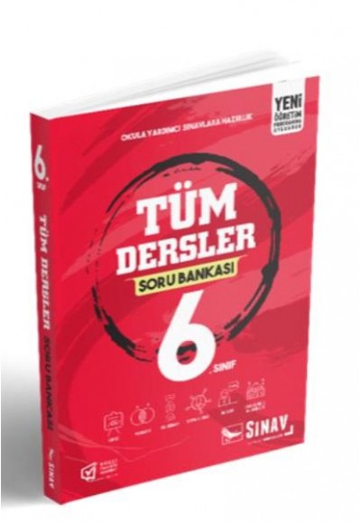 Sınav 6. Sınıf Tüm Dersler Soru Bankası (Yeni)