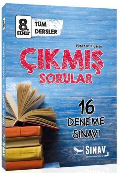 Sınav 8. Sınıf Çıkmış Sorular 16 Deneme Sınavı (Yeni )