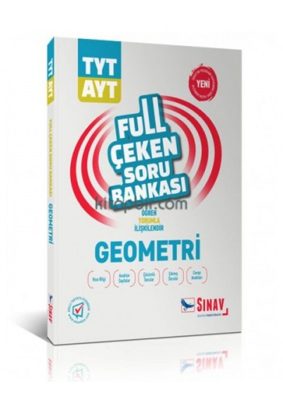 Sınav TYT AYT Geometri Full Çeken Soru Bankası (Yeni)