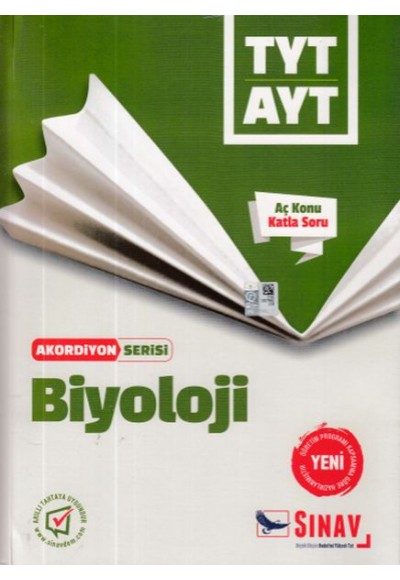 Sınav TYT AYT Biyoloji Akordiyon Serisi (Yeni)