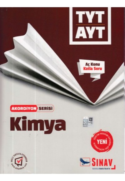 Sınav TYT AYT Kimya Akordiyon Serisi (Yeni)