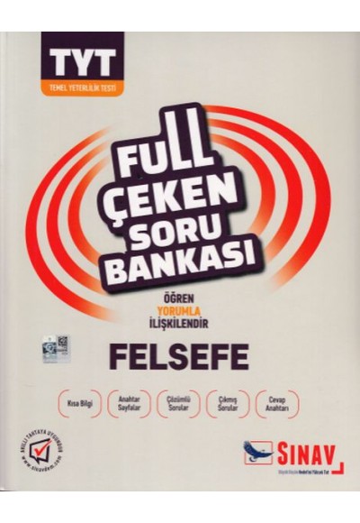 Sınav TYT Felsefe Full Çeken Soru Bankası (Yeni)