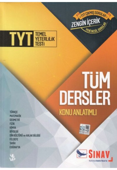 Sınav TYT Tüm Dersler Konu Anlatımlı (Yeni)