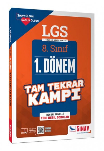 Sınav 8. Sınıf LGS 1. Dönem Çözümlü Tam Tekrar Kampı (Yeni)